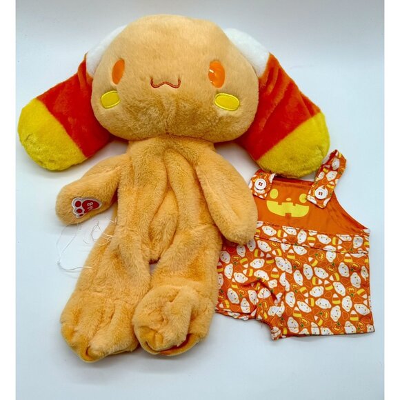 Build A Bear Sanrio Candy Corn Cinnamoroll Overalls Halloween Unstuffed Plush 🧡 - Picture 1 of 5
